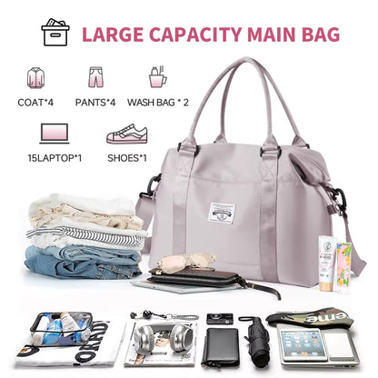 Waterproof Duffel Bags Gym Large Travel Tote Bag Weekender Carry on Overnight Travel Bags